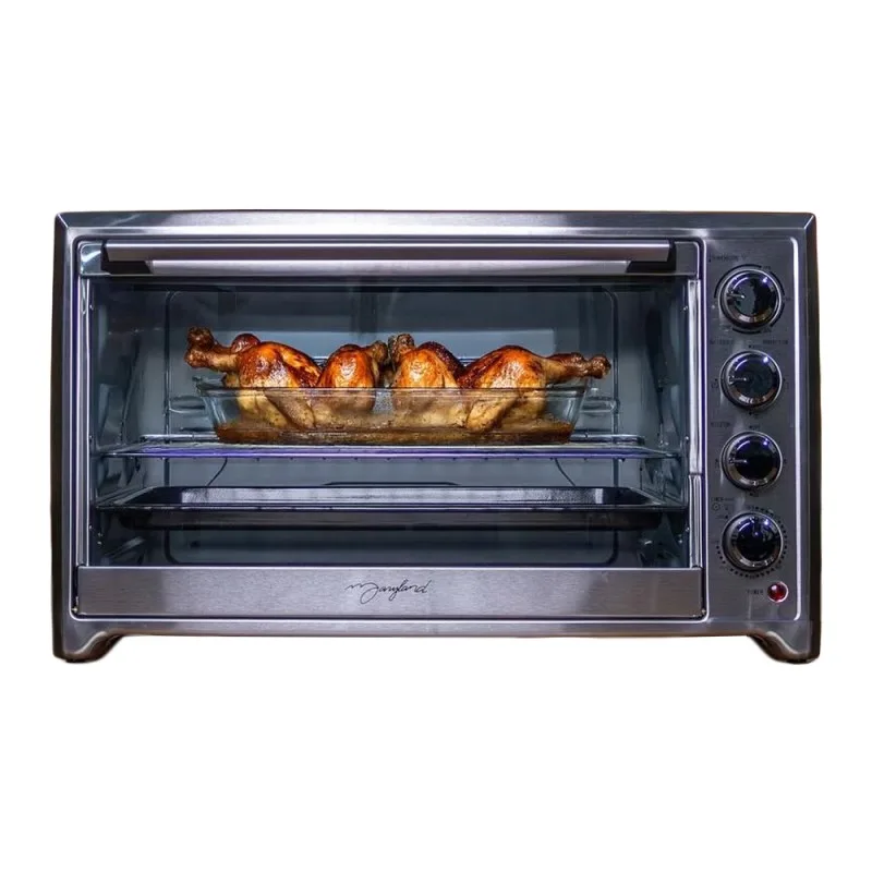 Maryland Horno eléctrico 60 L inox con spiedo