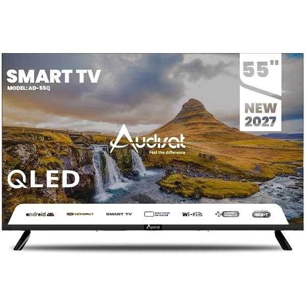 Audisat Smart TV 55" QLED Android TV