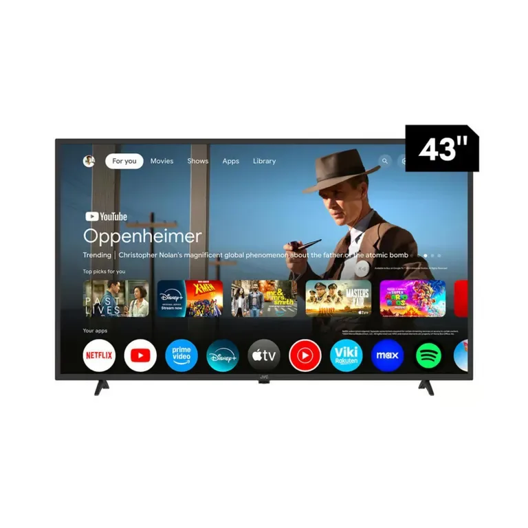JVC Smart TV 43" Google TV LT43KM348